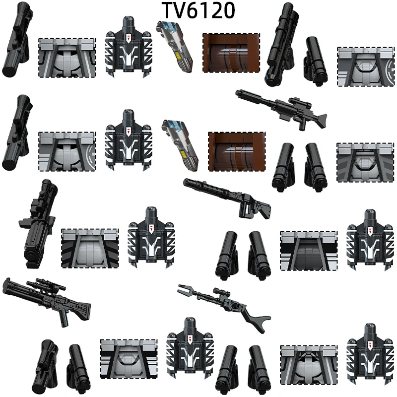 The TV6120 Weapons Pants Hair Parts Action Figures Sword Model Blocks MOC Bricks Set Gifts Toys
The TV6120 Weapons Pants Hair Parts Action Figures Sword Model Blocks MOC Bricks Set Gifts Toys