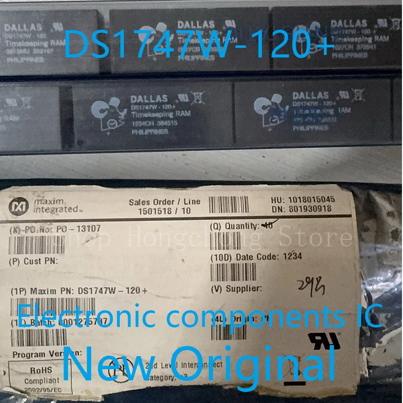 Новый DS1747W-120+ DS1747W-120 DS1747W DS1747 IC RTC CLK/КАЛЕНДАРЬ PAR 32EDIP Y2K-совместимый, энергонезависимый таймер, 1 шт.
Новый DS1747W-120+ DS1747W-120 DS1747W DS1747 IC RTC CLK/КАЛЕНДАРЬ PAR 32EDIP Y2K-совместимый, энергонезависимый таймер, 1 шт.