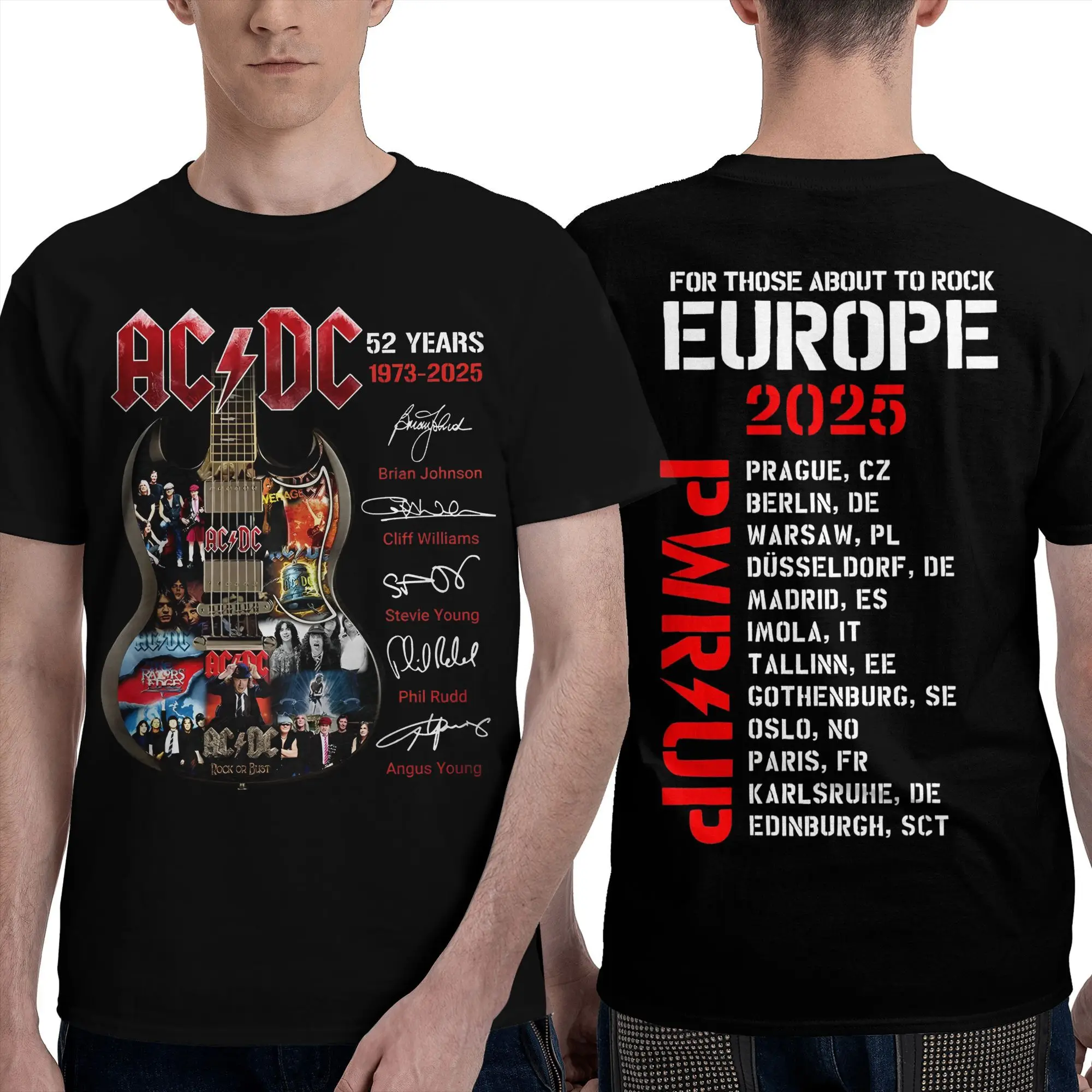 ACs Pwr Up World Tour DCs EUROPE 2025, товарные футболки для мужчин и женщин, уникальная одежда из чистого хлопка для отдыха
ACs Pwr Up World Tour DCs EUROPE 2025, товарные футболки для мужчин и женщин, уникальная одежда из чистого хлопка для отдыха