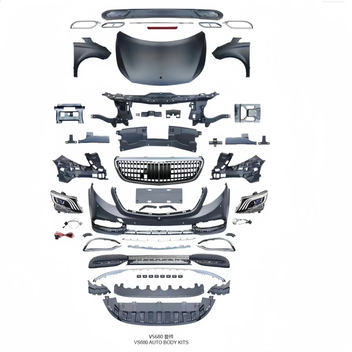 BS AUTO Bodykit для Mercedes W636 W639 Viano 2006-2015 обновление до W447 Vito Metris MBH стиль автомобильный бампер с фарой задний фонарь
BS AUTO Bodykit для Mercedes W636 W639 Viano 2006-2015 обновление до W447 Vito Metris MBH стиль автомобильный бампер с фарой задний фонарь