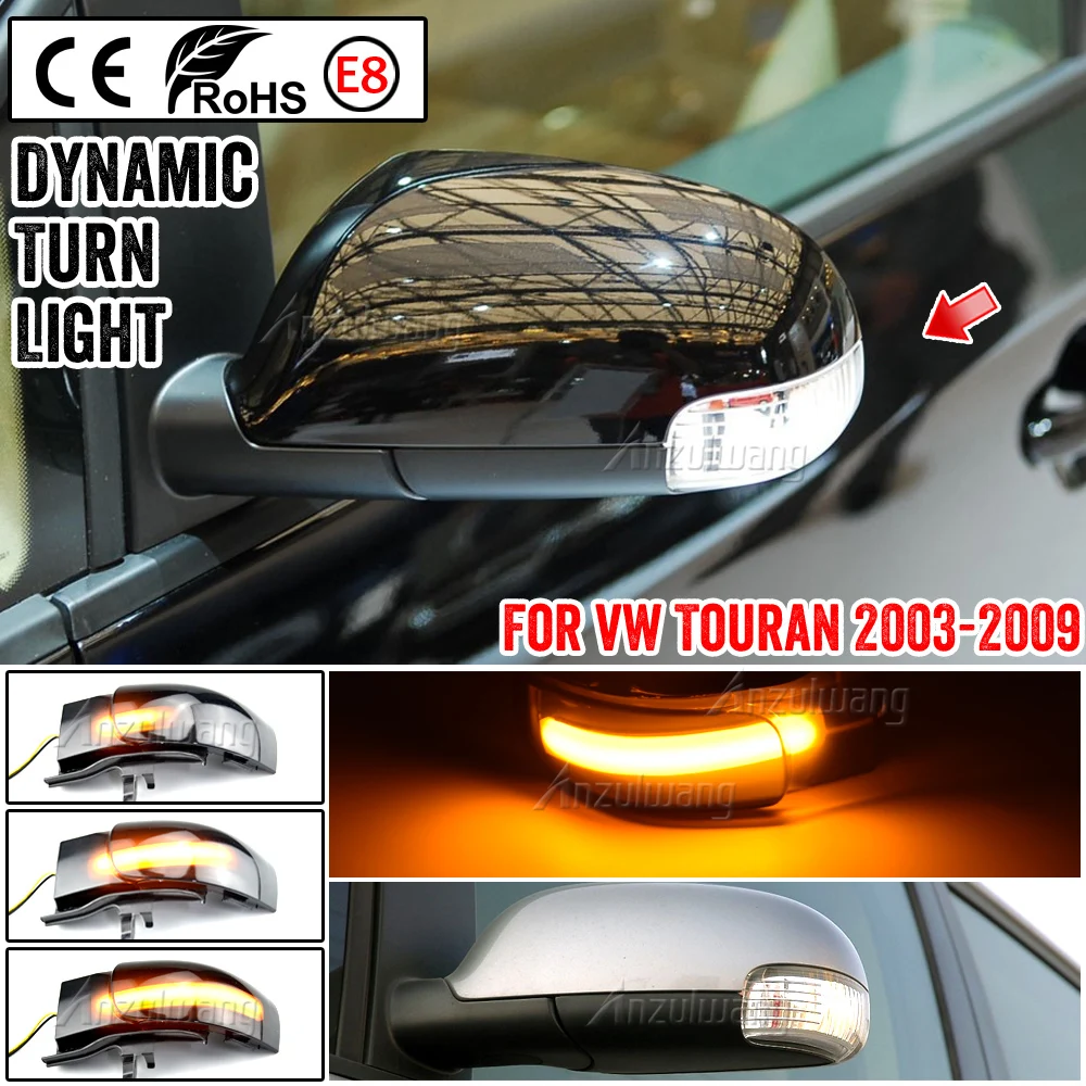 For Volkswagen Touran 1T 2003-2009 Car Side Wing Rearview Mirror Indicator Blinker Lamps 2Pcs Car LED Dynamic Turn Signal Lights
For Volkswagen Touran 1T 2003-2009 Car Side Wing Rearview Mirror Indicator Blinker Lamps 2Pcs Car LED Dynamic Turn Signal Lights