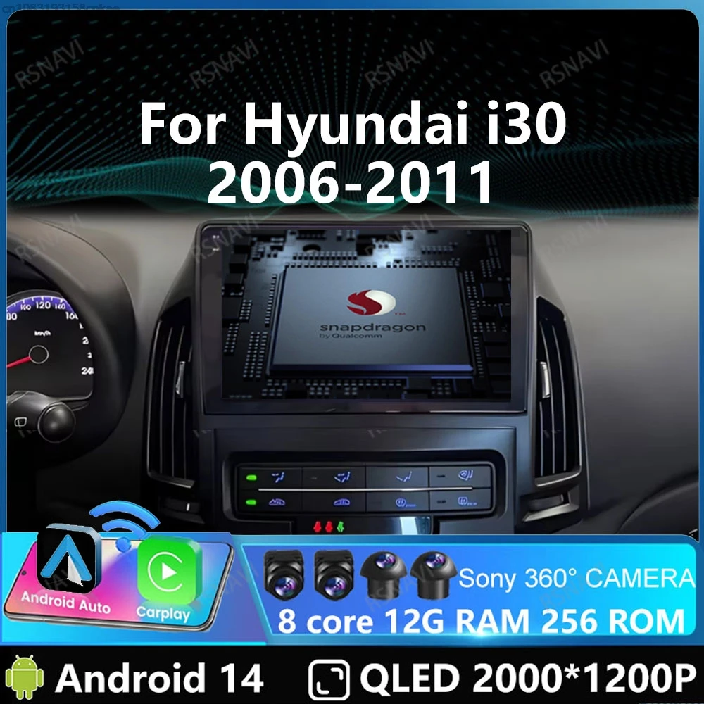 Car Radio Andoird 14 For Hyundai I30 2006-2011 Stereo 4G LTE Autoradio 2 DIN Multimedia DSP Navigation Viedo Player GPS AUTO BT
Car Radio Andoird 14 For Hyundai I30 2006-2011 Stereo 4G LTE Autoradio 2 DIN Multimedia DSP Navigation Viedo Player GPS AUTO BT