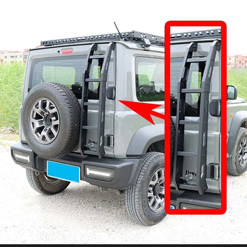 Car Rear Door Ladder For Suzuki Jimny JB64 Sierra JB74W 2019 2024 Exterior Accessories
Car Rear Door Ladder For Suzuki Jimny JB64 Sierra JB74W 2019 2024 Exterior Accessories