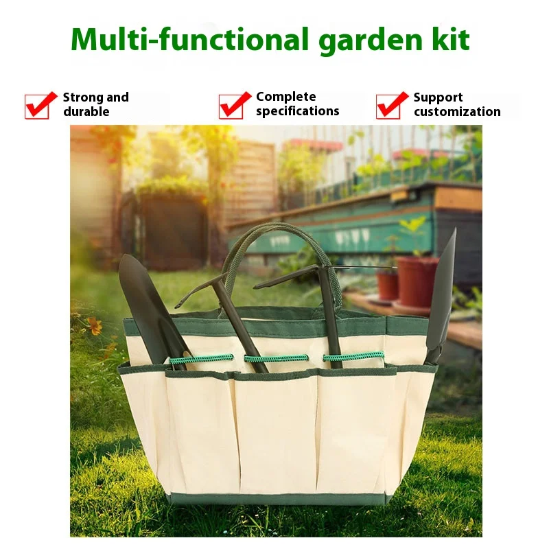 Extra Large Garden Tool Bag - Heavy-Duty Oxford Cloth Storage Organizer with Multiple Pockets, Portable & Durable
Extra Large Garden Tool Bag - Heavy-Duty Oxford Cloth Storage Organizer with Multiple Pockets, Portable & Durable