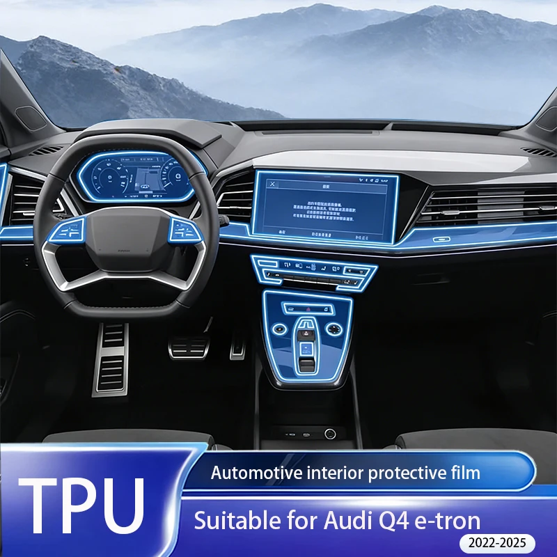 TPU Screen Protector For Audi Q4 e-tron 2022-2025 Anti-Scratch Navigation Center Console Cover Car Interior Accessories
TPU Screen Protector For Audi Q4 e-tron 2022-2025 Anti-Scratch Navigation Center Console Cover Car Interior Accessories