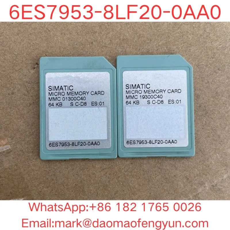 6ES7953-8LF20-0AA0 Used Tested OK ,In Good Condition SIMATIC S7, Micro Memory Card for S7-300/C7/ET 200, 3, 3V Nflash, 64 KB
6ES7953-8LF20-0AA0 Used Tested OK ,In Good Condition SIMATIC S7, Micro Memory Card for S7-300/C7/ET 200, 3, 3V Nflash, 64 KB