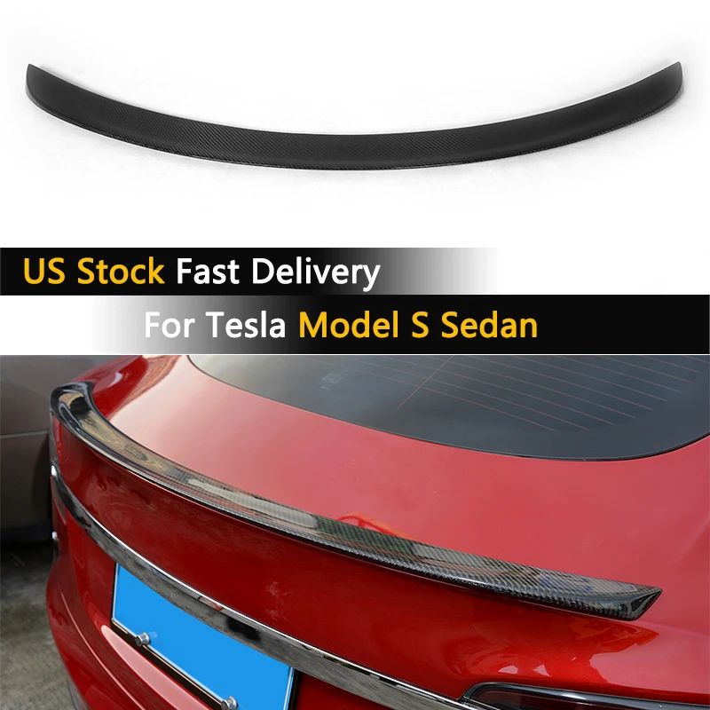 for Tesla Model S Sedan 4-Door 2014-2024 Car Rear Trunk Spoiler Wings Carbon Fiber Racing Rear Spoiler Boot Wing Lip
for Tesla Model S Sedan 4-Door 2014-2024 Car Rear Trunk Spoiler Wings Carbon Fiber Racing Rear Spoiler Boot Wing Lip
