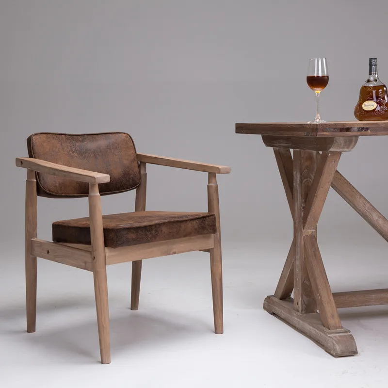 Solid wood Nordic retro armrest home armchair European coffee chair dining room dining room study leisure chair
Solid wood Nordic retro armrest home armchair European coffee chair dining room dining room study leisure chair