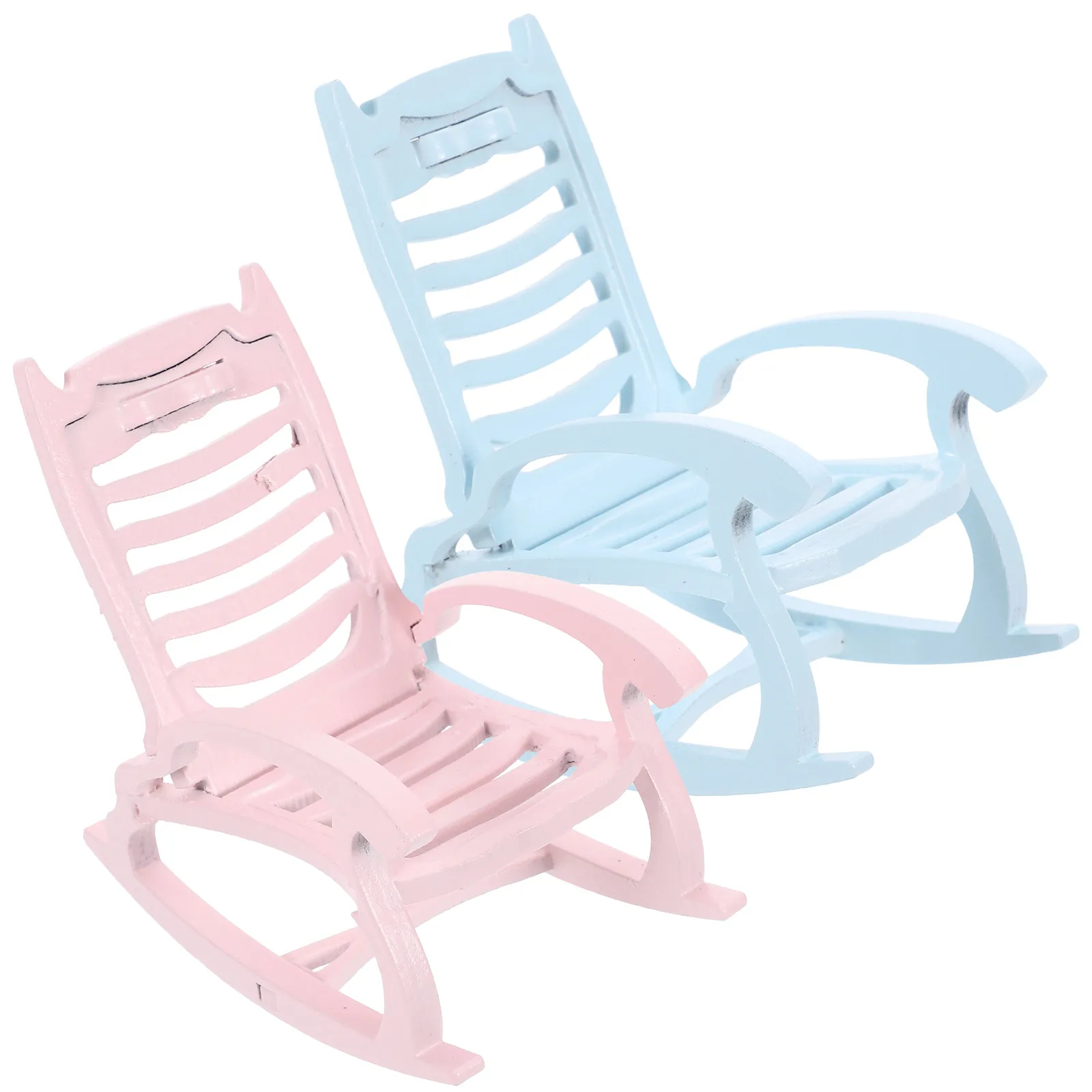 2Pcs Mini Wooden Rocking Chair Miniature House Furniture Decor Home Ornament Desktop Landscape Decoration Wooden Chair
2Pcs Mini Wooden Rocking Chair Miniature House Furniture Decor Home Ornament Desktop Landscape Decoration Wooden Chair