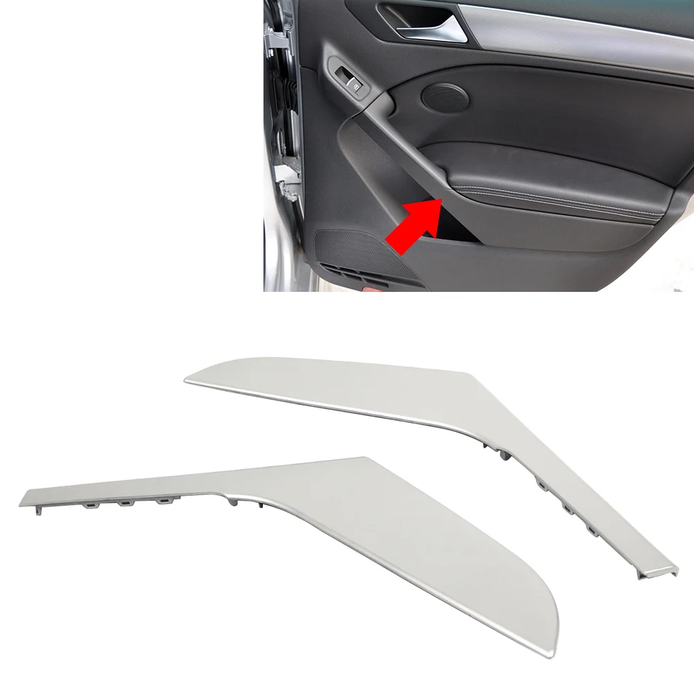 Silver Car Left Right Side Inner Door Handle Trim Cover Replacement For VW Golf MK6 2009-2013 4 Door Model Only
Silver Car Left Right Side Inner Door Handle Trim Cover Replacement For VW Golf MK6 2009-2013 4 Door Model Only
