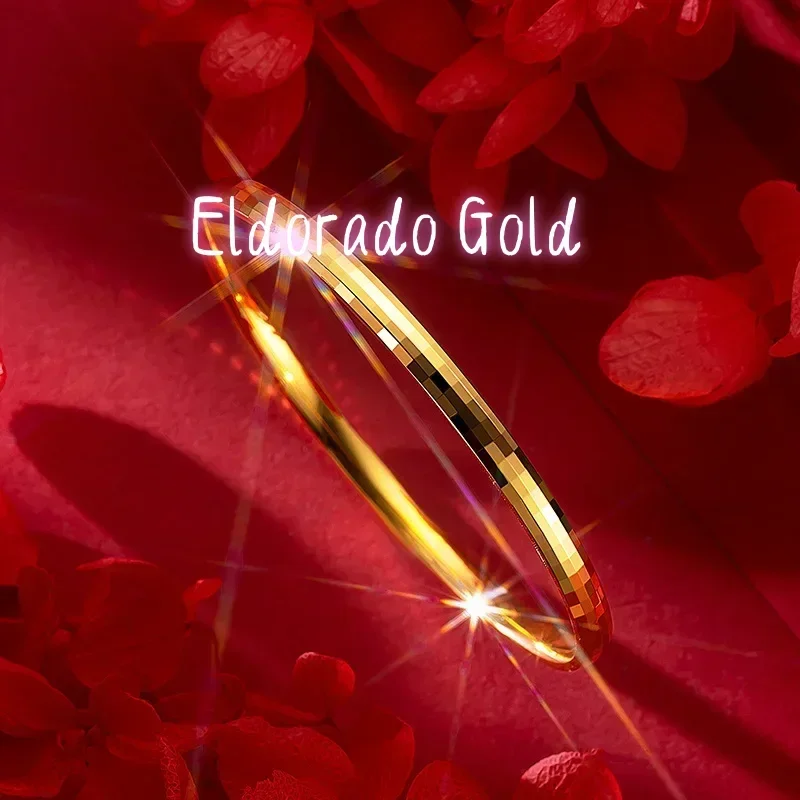Eldorado Gold 9999 Real Gold 24K Mosaic Plain Ring Bracelet, Gold High Color Retention Bouncing Bracelet
Eldorado Gold 9999 Real Gold 24K Mosaic Plain Ring Bracelet, Gold High Color Retention Bouncing Bracelet