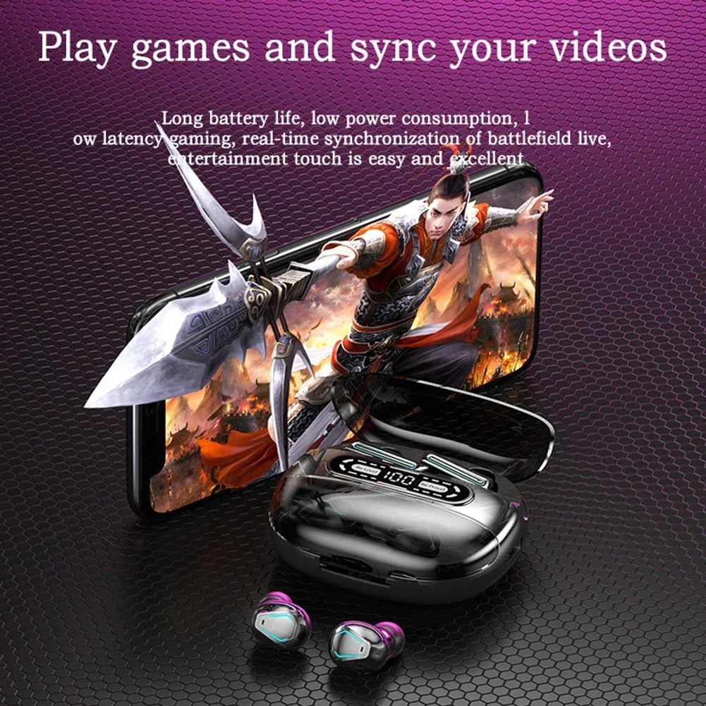 Charging Case Power Display M56 Wireless Earbuds Gaming Earphones With 4 Headphones For Cell Phone Computer Laptop Couple
Charging Case Power Display M56 Wireless Earbuds Gaming Earphones With 4 Headphones For Cell Phone Computer Laptop Couple