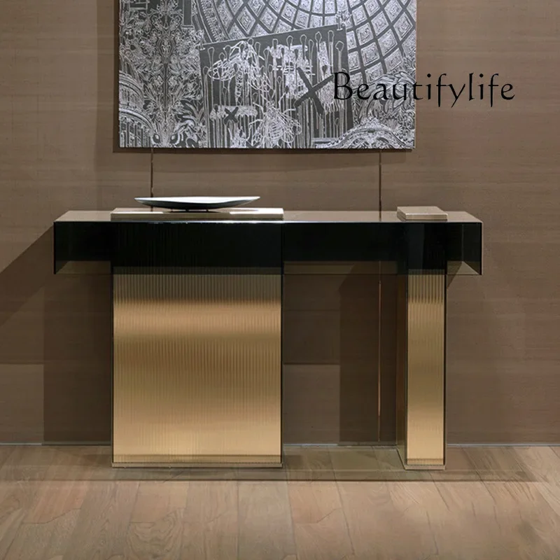 Light Luxury Hallway Table Simple Creative Home Entrance Corridor Wall Glass Decorative Hallway Cabinet
Light Luxury Hallway Table Simple Creative Home Entrance Corridor Wall Glass Decorative Hallway Cabinet