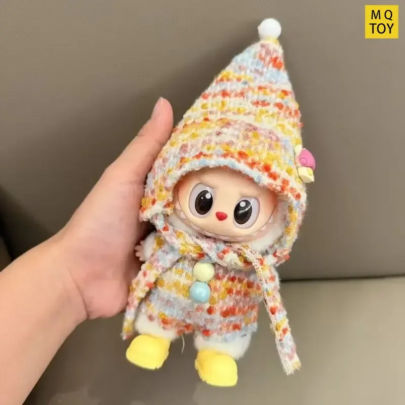 Handmade Knitted Doll Clothes For Labubu V1 V3 Vinyl Doll Knitting Suit Colorful Sweater Doll'S Clothes Decoration Accessories
Handmade Knitted Doll Clothes For Labubu V1 V3 Vinyl Doll Knitting Suit Colorful Sweater Doll'S Clothes Decoration Accessories