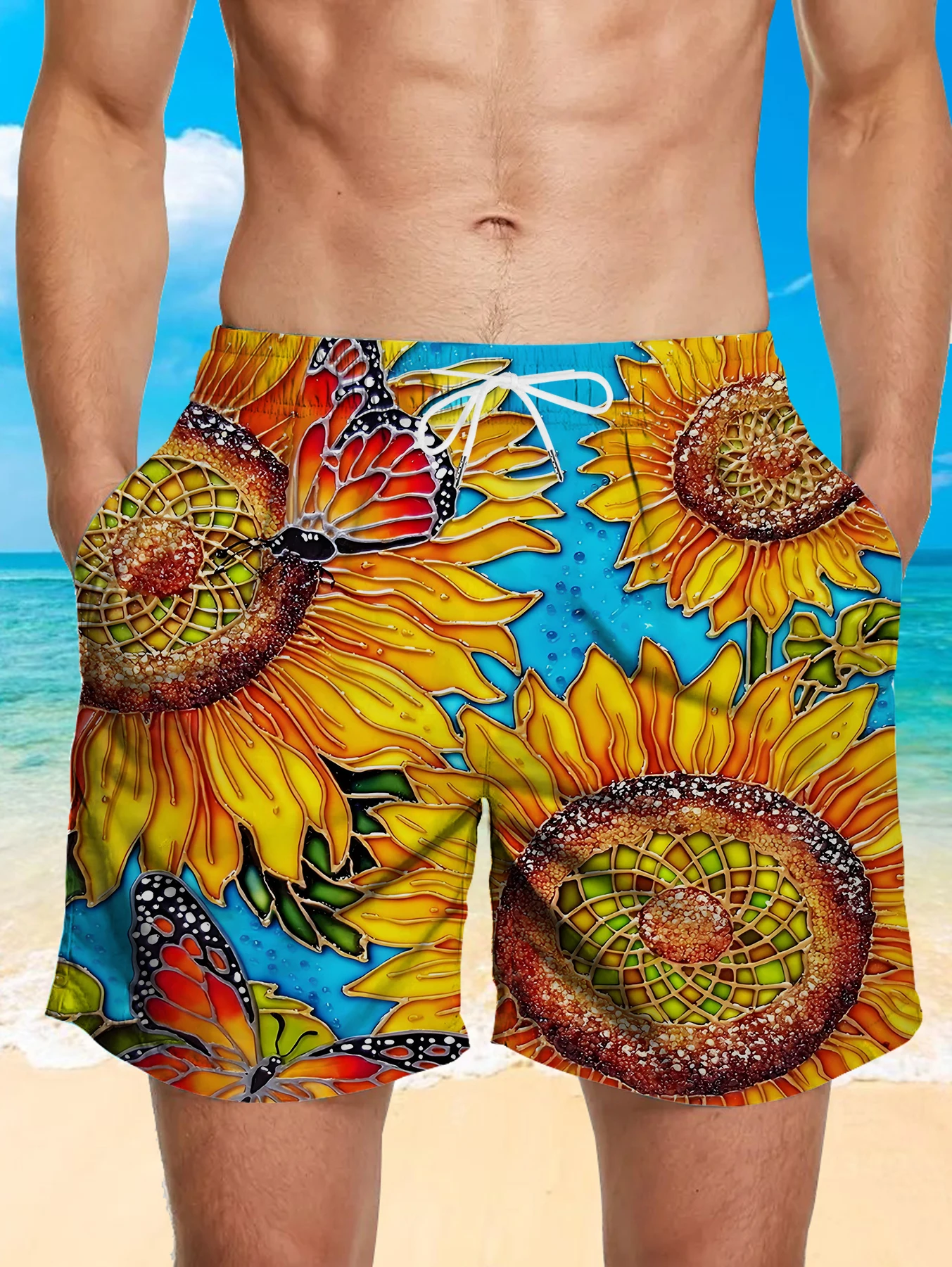 Travel Beach Board Shorts Men Full Digital Print Quick Dry Lightweight Trousers
Travel Beach Board Shorts Men Full Digital Print Quick Dry Lightweight Trousers