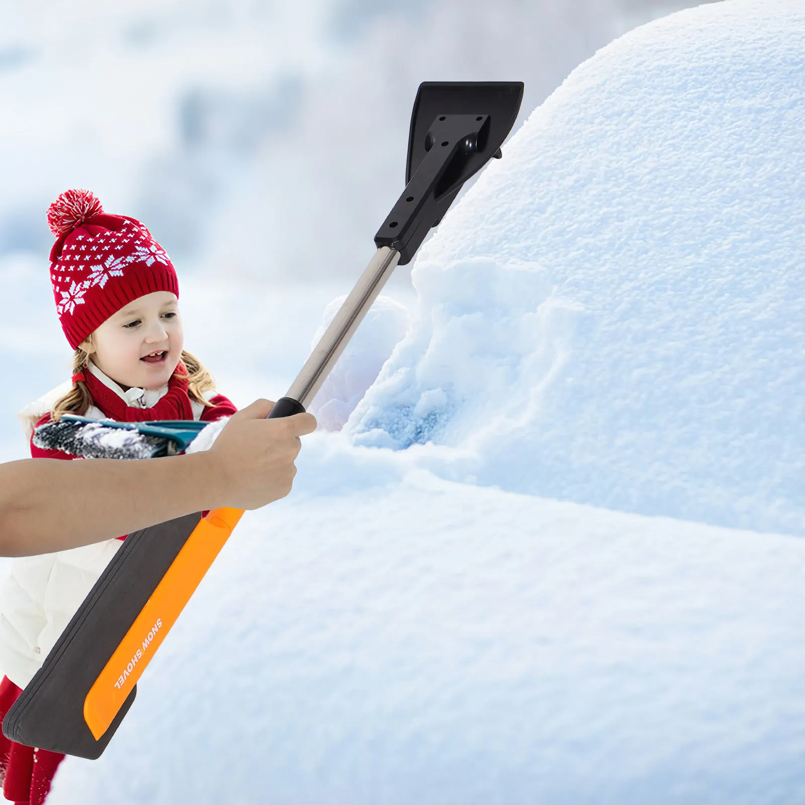 Multi-Functional Extendable Vehicle Ice Scraper Snow Removal Tool Windshield Snow Scraper Car Winter Accessories
Multi-Functional Extendable Vehicle Ice Scraper Snow Removal Tool Windshield Snow Scraper Car Winter Accessories
