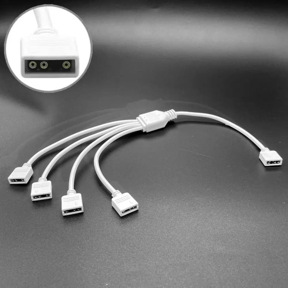 Professional 5V ARGB Splitter Cable Solder-Free Universal RGB Splitter 3pin RGB PC Cables DIY Lighting
Professional 5V ARGB Splitter Cable Solder-Free Universal RGB Splitter 3pin RGB PC Cables DIY Lighting