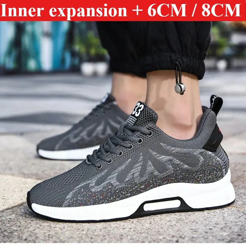 MenHiddenHeightIncreasing Sneakers 6CM 8CM Lift Grey Graffiti Mesh Air Cushion Sole Light Non Slip Outdoor Jogging Running Shoes
MenHiddenHeightIncreasing Sneakers 6CM 8CM Lift Grey Graffiti Mesh Air Cushion Sole Light Non Slip Outdoor Jogging Running Shoes