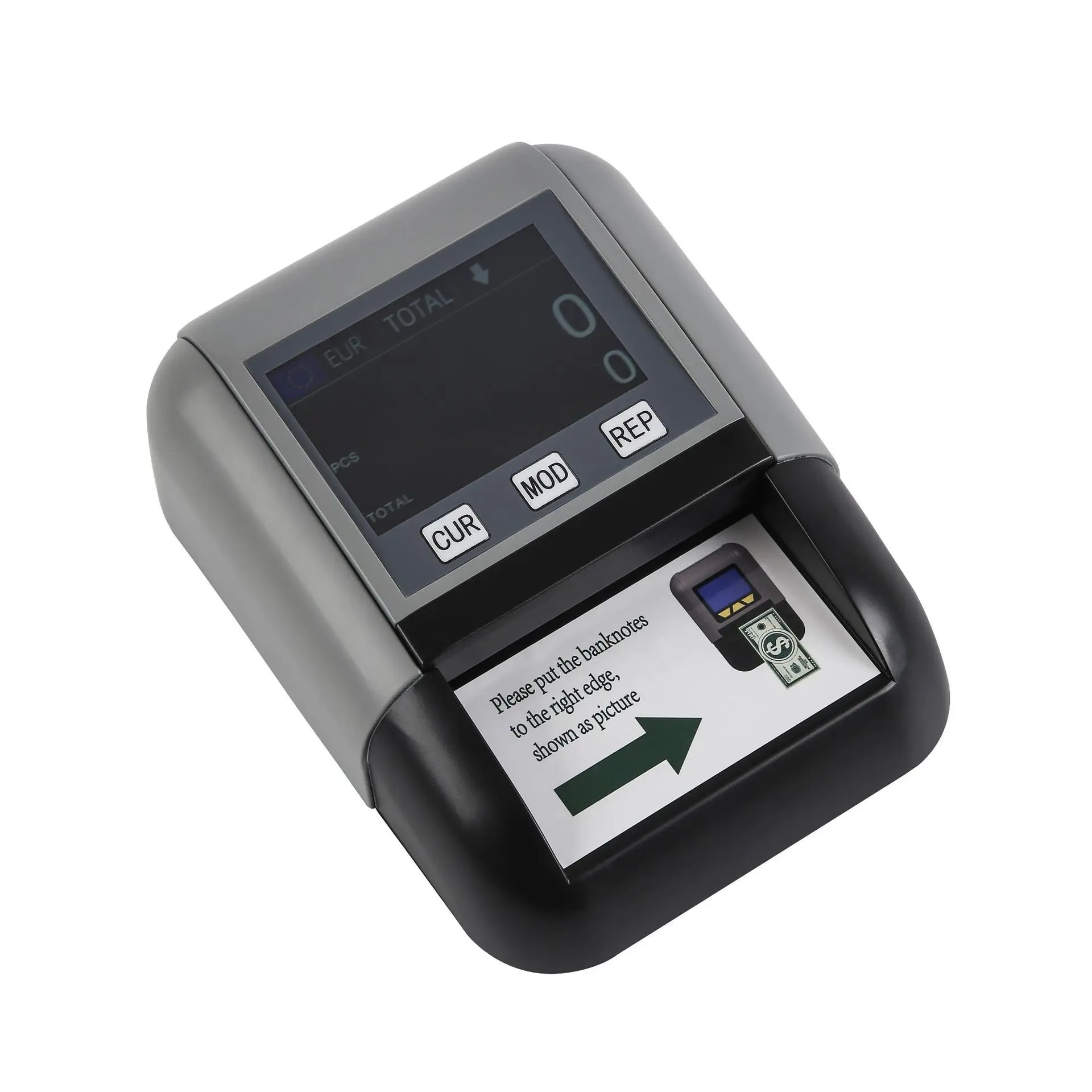 Portable Small Authenticity Detector Dollar/Euro/Yuan Plastic Money UV/MG Detection LCD Display Rechargeable 600-Speed
Portable Small Authenticity Detector Dollar/Euro/Yuan Plastic Money UV/MG Detection LCD Display Rechargeable 600-Speed
