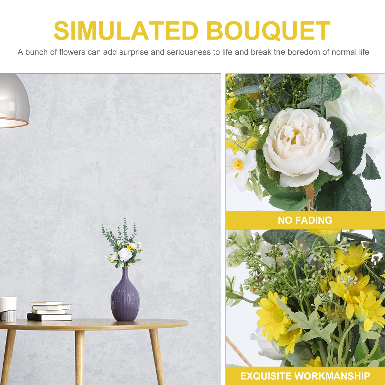 1pc Artificial Bouquet Fake Eucalyptus Decorative Flower Simulation Plastic Ornament Indoor Outdoor Party HolidayDecoration
1pc Artificial Bouquet Fake Eucalyptus Decorative Flower Simulation Plastic Ornament Indoor Outdoor Party HolidayDecoration