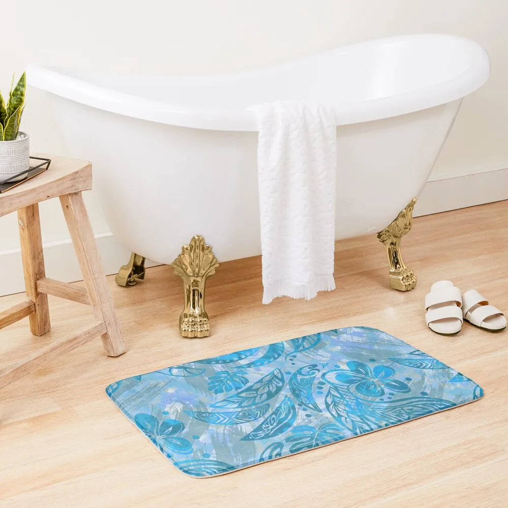 Hawaiian Painted Blue Bath Mat Living Room Rugs Carpet For Bath Anti-Skid Non-Slip Shower Mat
Hawaiian Painted Blue Bath Mat Living Room Rugs Carpet For Bath Anti-Skid Non-Slip Shower Mat