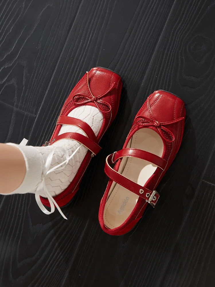 Ballet Mary Jane Flat Shoes Women's New 2026 Summer Comfortable Sporty Dequn Sandals Fashion Single Shoes Slip-On Casual
Ballet Mary Jane Flat Shoes Women's New 2026 Summer Comfortable Sporty Dequn Sandals Fashion Single Shoes Slip-On Casual