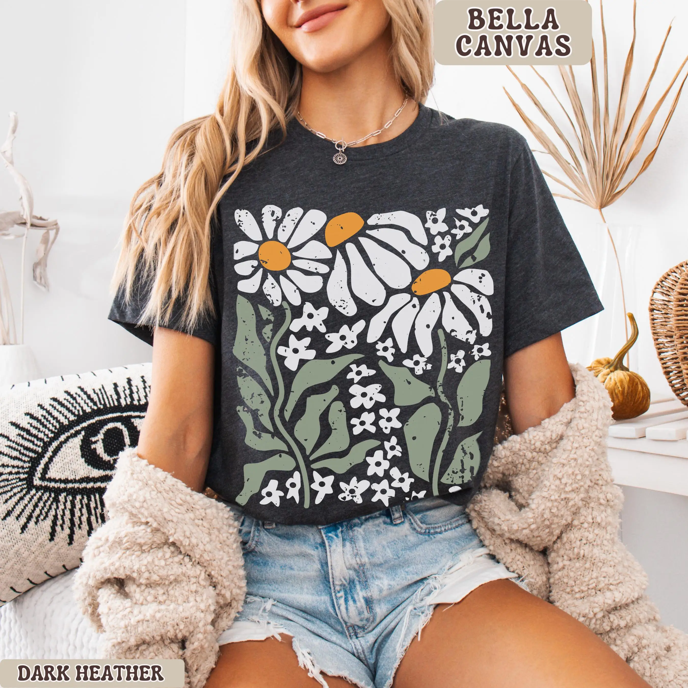 2026 Summer T-shirt Bohemian Style Printed Bella Canvas Women's T-shirt
2026 Summer T-shirt Bohemian Style Printed Bella Canvas Women's T-shirt