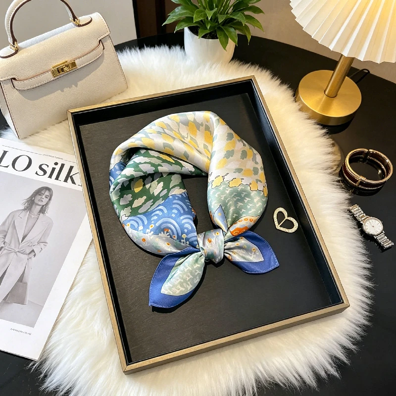 Tree of Life Light Luxury Silk Scarf Small Square Scarf Women's 2026 New Silk Scarf Multifunctional Matching Shirt Suit Spring
Tree of Life Light Luxury Silk Scarf Small Square Scarf Women's 2026 New Silk Scarf Multifunctional Matching Shirt Suit Spring