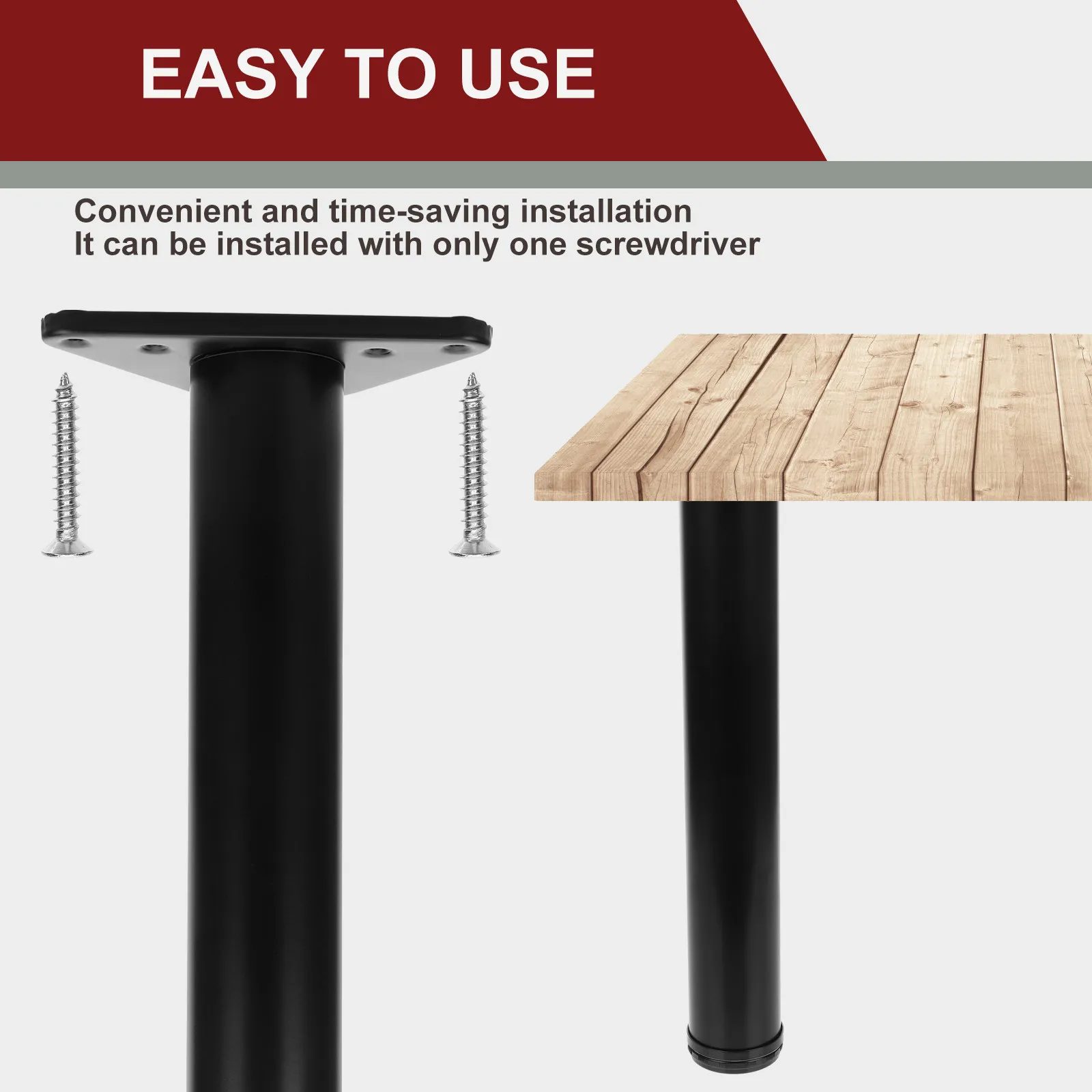 Universal Table Leg Metal Adjustable Furniture Leg Replacement Part Easy Install High Load-Bearing Breakfast Bar Legs Adjustable
Universal Table Leg Metal Adjustable Furniture Leg Replacement Part Easy Install High Load-Bearing Breakfast Bar Legs Adjustable