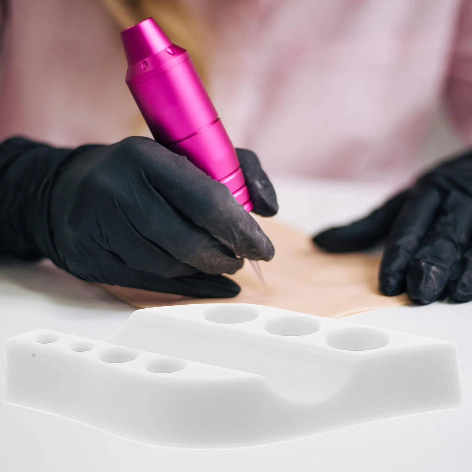 Silicone Pigment Cup Cup Stand Tray for Tattoo Artist Pen Rest Tool Organizer Makeup Cotton Swabs Storage Rack
Silicone Pigment Cup Cup Stand Tray for Tattoo Artist Pen Rest Tool Organizer Makeup Cotton Swabs Storage Rack