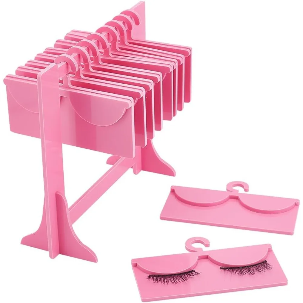 Acrylic Eyelash Display Holder False Display Rack with 10 Hangers Try On Case Lashes Display Board False Eyelash Organizer
Acrylic Eyelash Display Holder False Display Rack with 10 Hangers Try On Case Lashes Display Board False Eyelash Organizer