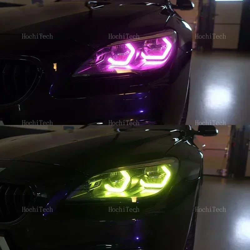 RGB Multi-Colored LED Angel Eyes Ring M4 Style for BMW 6 Series F12 F13 F06 M6 2011-2017 App Control Car Lighting Upgrade
RGB Multi-Colored LED Angel Eyes Ring M4 Style for BMW 6 Series F12 F13 F06 M6 2011-2017 App Control Car Lighting Upgrade