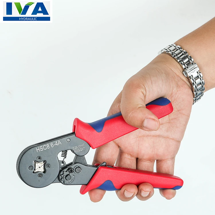 HSC86-4A Hot Selling 0.08-10mm2 AWG7-38 Cold Press Pliers Tubular Terminal European Terminal Crimping Pliers
HSC86-4A Hot Selling 0.08-10mm2 AWG7-38 Cold Press Pliers Tubular Terminal European Terminal Crimping Pliers