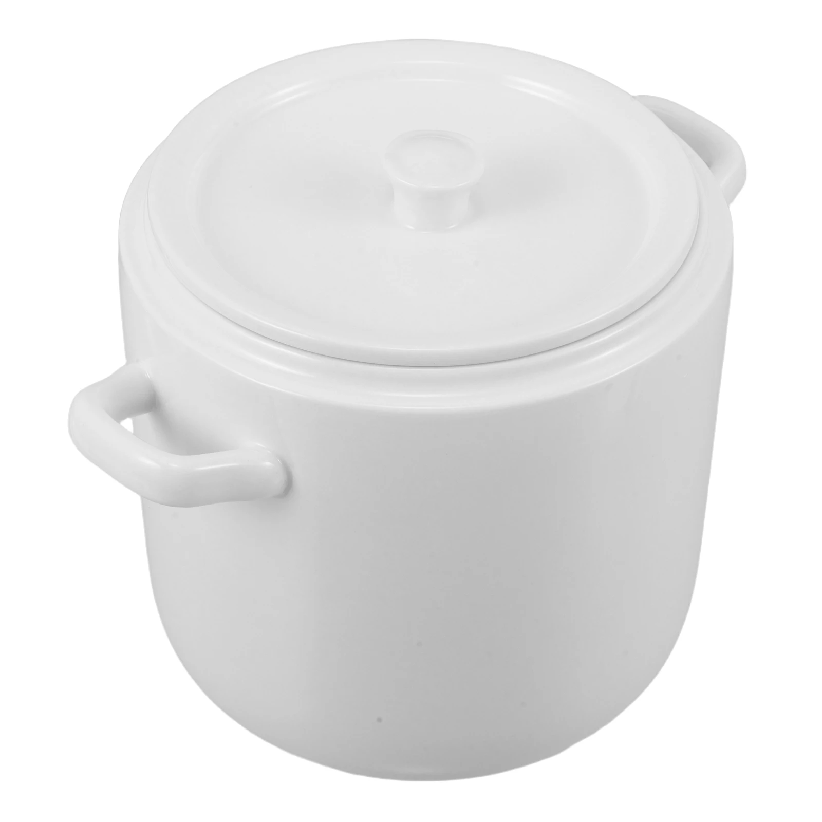Ceramic Stew Pot 600ml White Porcelain Cooking Soup Dual Handles Lid Even Heat Distribution Kitchen Supplies Ceramic Stew Pot
Ceramic Stew Pot 600ml White Porcelain Cooking Soup Dual Handles Lid Even Heat Distribution Kitchen Supplies Ceramic Stew Pot