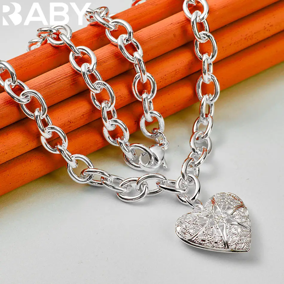 ALISUN 925 Sterling Silver 45cm Hollow Hearts Chain Necklace For Women Creativity Gifts Street All-match Party And Daily Wear
ALISUN 925 Sterling Silver 45cm Hollow Hearts Chain Necklace For Women Creativity Gifts Street All-match Party And Daily Wear