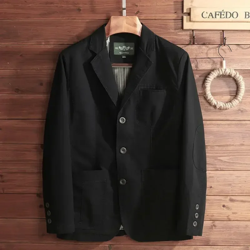European Plus Size Men's Jacket Elegant Italian Style Gentleman Business Lapel Loose Casual Slim Fit Three Buttons Blazer
European Plus Size Men's Jacket Elegant Italian Style Gentleman Business Lapel Loose Casual Slim Fit Three Buttons Blazer
