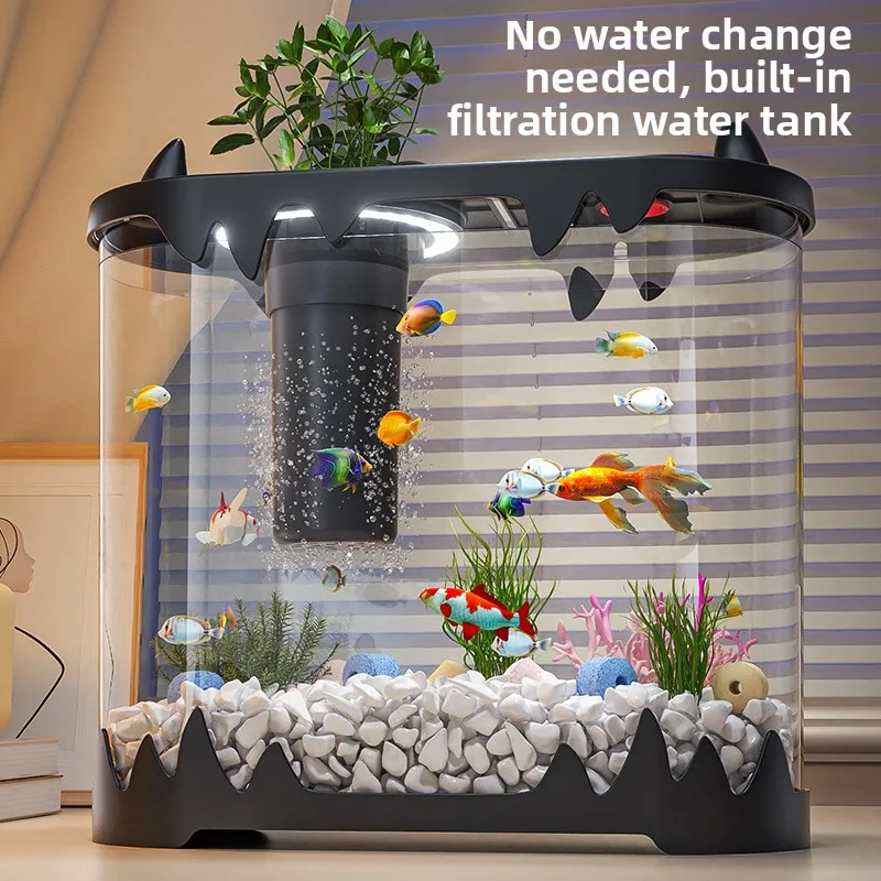 Desktop Halloween Themed Eco-friendly Plastic Fish Tank Recirculating Aquarium Small Home Use High Definition Transparent Design
Desktop Halloween Themed Eco-friendly Plastic Fish Tank Recirculating Aquarium Small Home Use High Definition Transparent Design