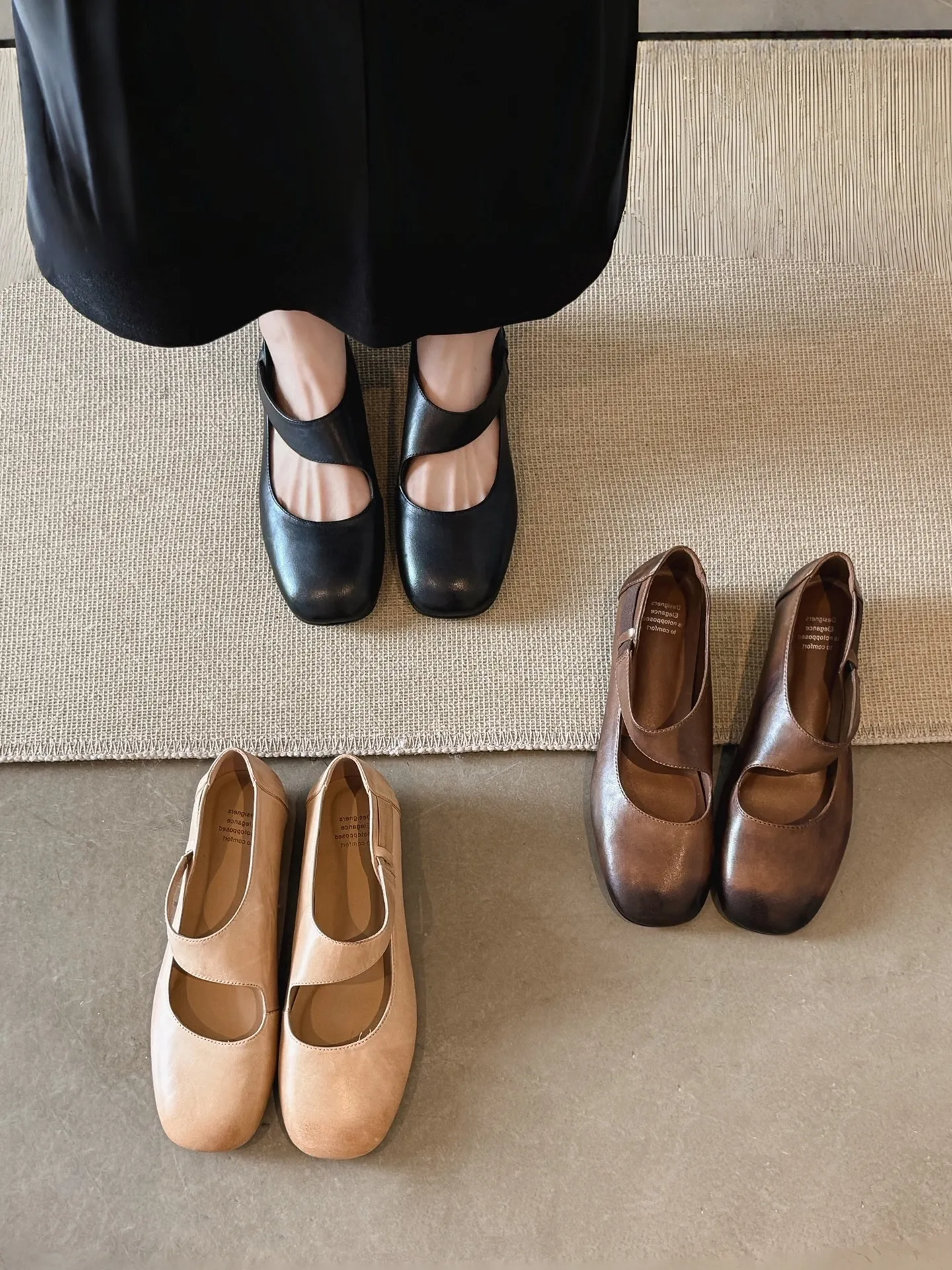 2026 New Retro Leather Mary Jane Shoes Women's Low Heel Ballet Flats Elegant Single Shoes Korean Style Casual Fashion
2026 New Retro Leather Mary Jane Shoes Women's Low Heel Ballet Flats Elegant Single Shoes Korean Style Casual Fashion