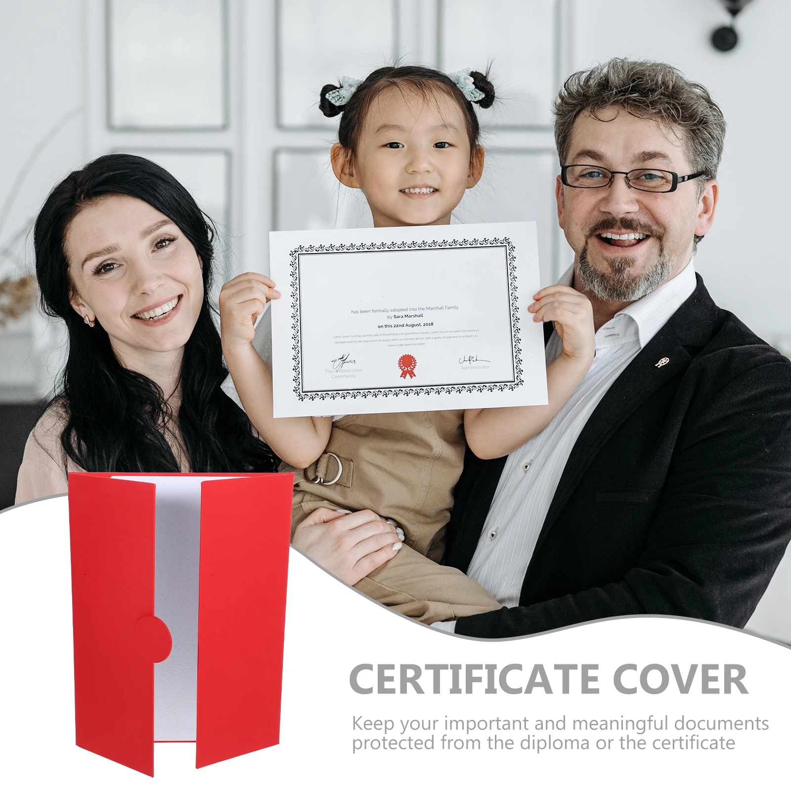 Elegant Folding Certificate Cover Paper Document Holder Portable Diploma Protector Smooth Edges Decorative Certificate
Elegant Folding Certificate Cover Paper Document Holder Portable Diploma Protector Smooth Edges Decorative Certificate