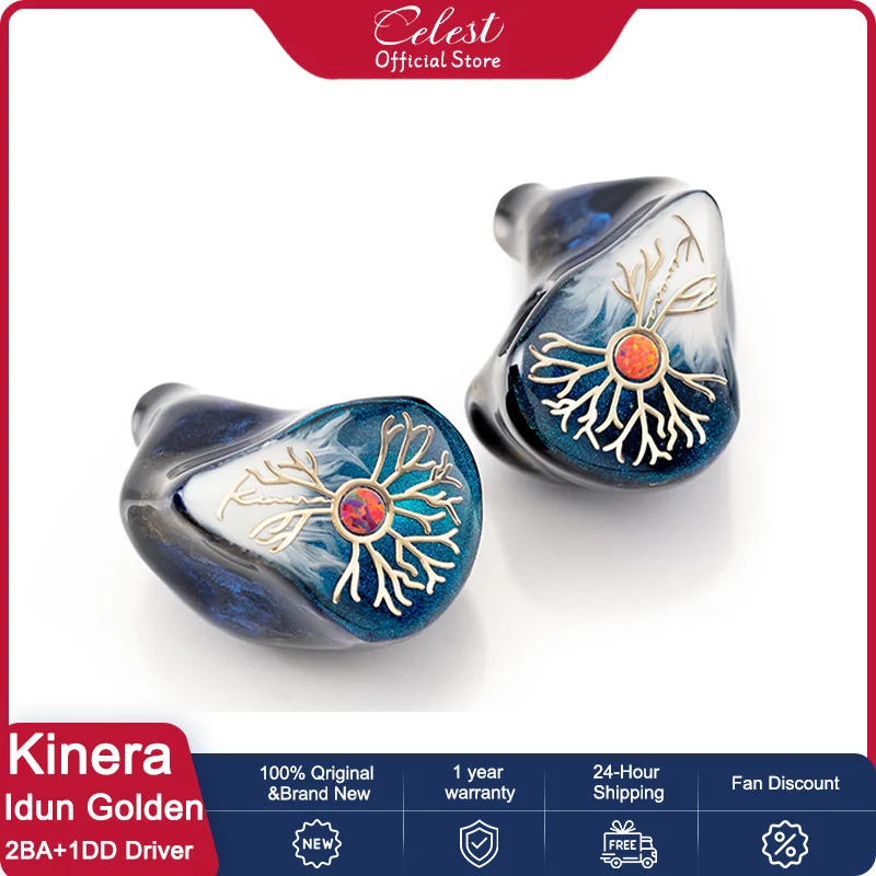 Kinera Idun Golden Handpainted 2BA+1DD IEMS Monitor In-Ear Headphone Проводные наушники со штекером 3,5 мм/4,5 мм Съемный кабель для HiFi Бесплатная доставка2
Kinera Idun Golden Handpainted 2BA+1DD IEMS Monitor In-Ear Headphone Проводные наушники со штекером 3,5 мм/4,5 мм Съемный кабель для HiFi Бесплатная доставка2