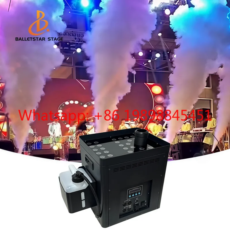 Balletstar 4000W DMX RGB LED CO2 Jet Cannon Liquid Smoke Machine 110-220V Stage Party Club Effect Equipment
Balletstar 4000W DMX RGB LED CO2 Jet Cannon Liquid Smoke Machine 110-220V Stage Party Club Effect Equipment
