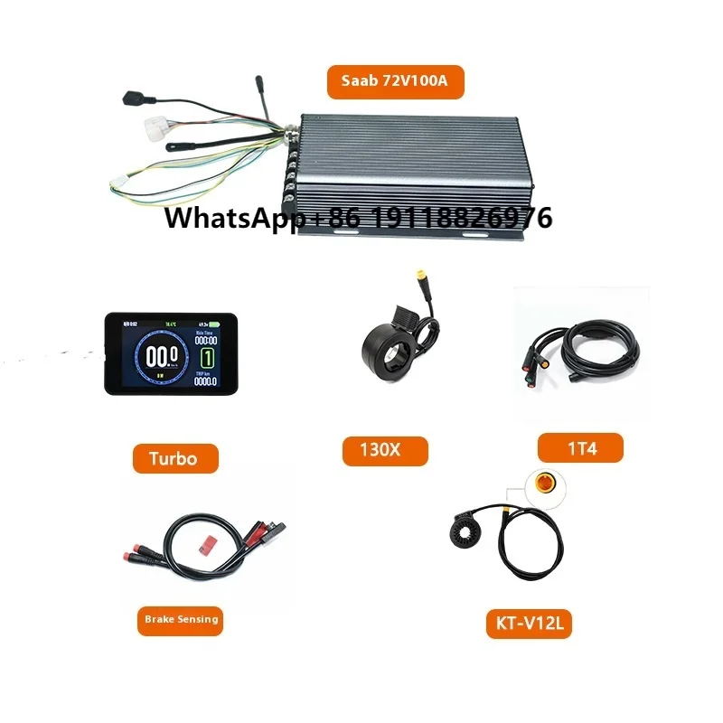 72V100A Controller Waterproof System Color Screen Instrument 5000W Brushless Design Electric Bicycle Kit Tube Thumb Hub Motor
72V100A Controller Waterproof System Color Screen Instrument 5000W Brushless Design Electric Bicycle Kit Tube Thumb Hub Motor