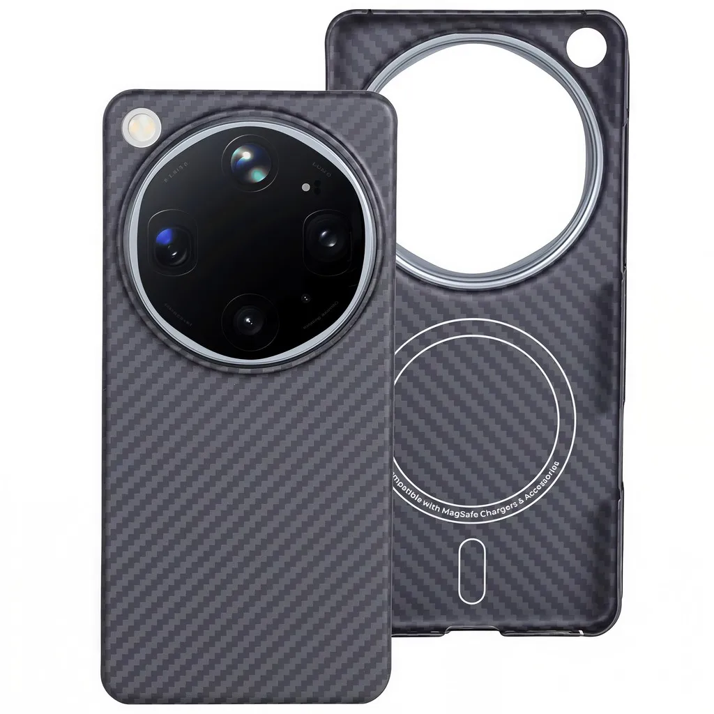 Genuine Carbon Fiber Magnetic Case for OPPO Find X9 Ultra Built-in Metal Camera Ring Thin Lightweight Aramid Cover
Genuine Carbon Fiber Magnetic Case for OPPO Find X9 Ultra Built-in Metal Camera Ring Thin Lightweight Aramid Cover