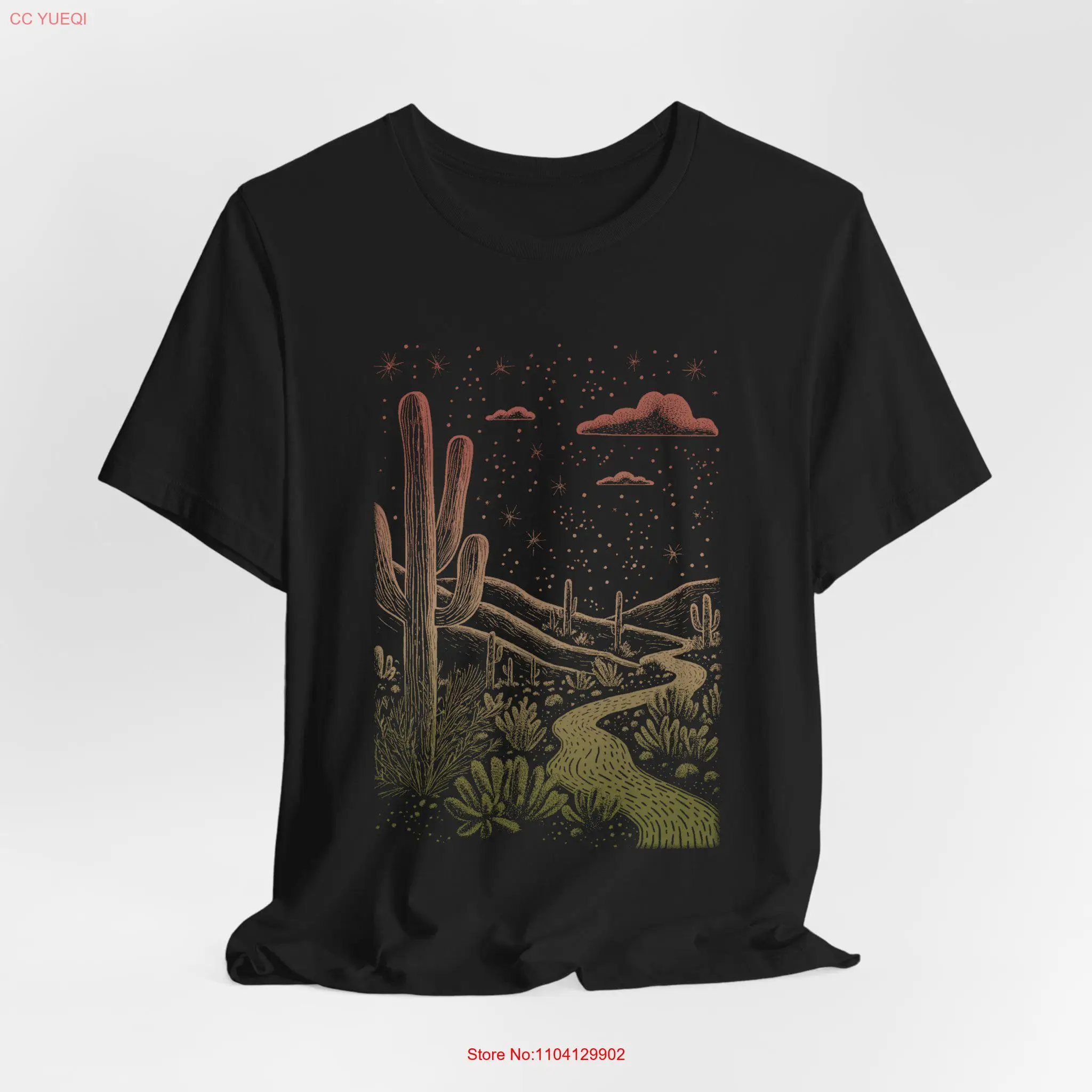 Starry Cactus Garden T Shirt Lover Cute Cacti Vintage Style for her long or short sleeves
Starry Cactus Garden T Shirt Lover Cute Cacti Vintage Style for her long or short sleeves
