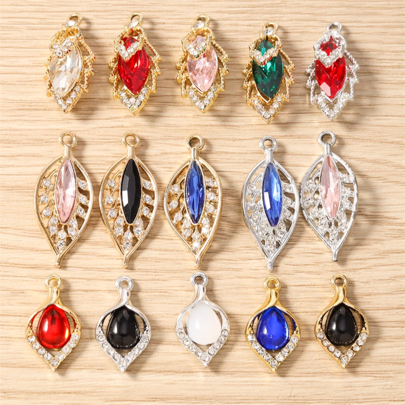 10pcs Delicate Crystal Metal Tree Leaf Charms Pendants for Jewelry Making Drop Earrings Necklaces Bracelet DIY Craft Accessories
10pcs Delicate Crystal Metal Tree Leaf Charms Pendants for Jewelry Making Drop Earrings Necklaces Bracelet DIY Craft Accessories