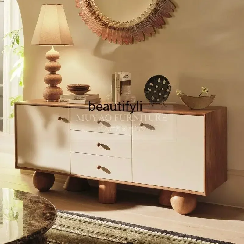 02Nordic simple solid wood sideboard multi-function living room with wall Wasabi style porch decoration cabinet
02Nordic simple solid wood sideboard multi-function living room with wall Wasabi style porch decoration cabinet