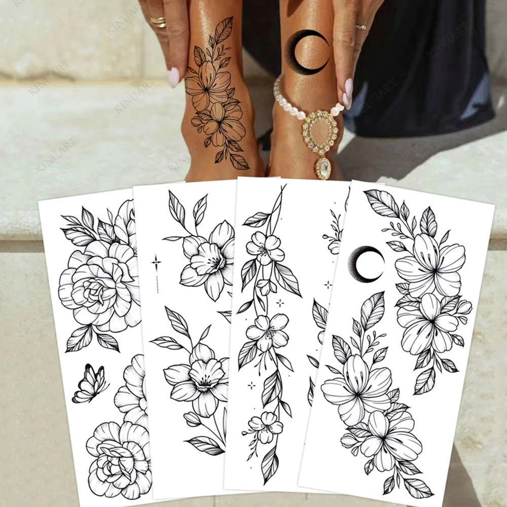 1pc Waterproof Temporary Tattoo Sticker for Women Disposable Fake Tattoo for Hand Arm Body Wear
1pc Waterproof Temporary Tattoo Sticker for Women Disposable Fake Tattoo for Hand Arm Body Wear