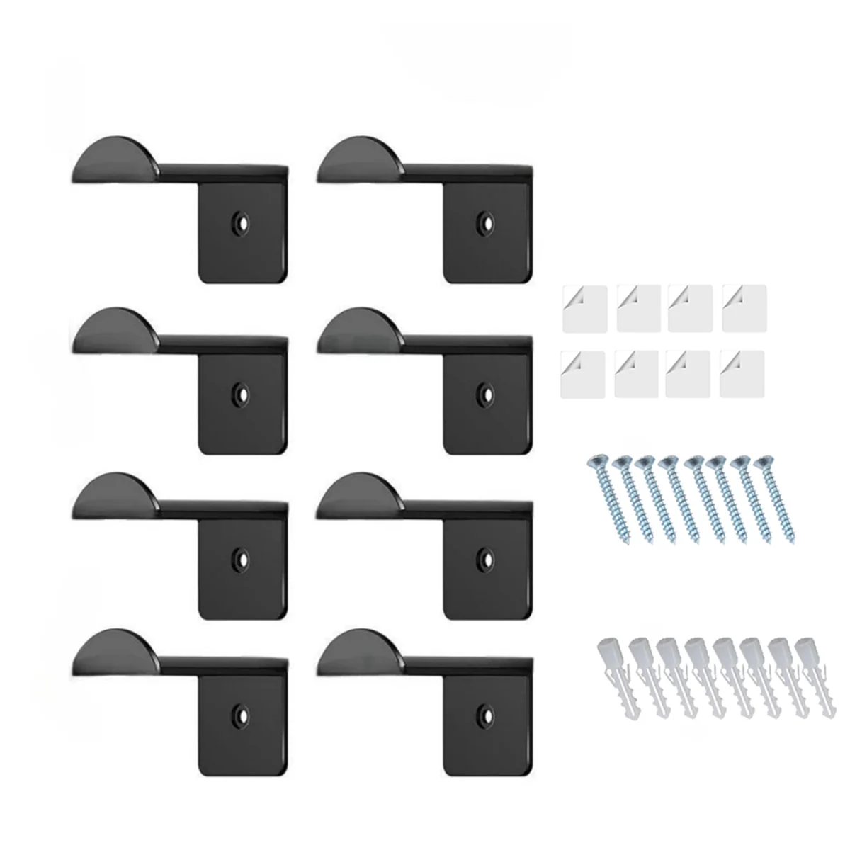 NEW 8pcs Adhesive Hat Rack Display Hooks for Wall Door Baseball Cap Holder Closet Storage Organizer Cap Hanger Black
NEW 8pcs Adhesive Hat Rack Display Hooks for Wall Door Baseball Cap Holder Closet Storage Organizer Cap Hanger Black
