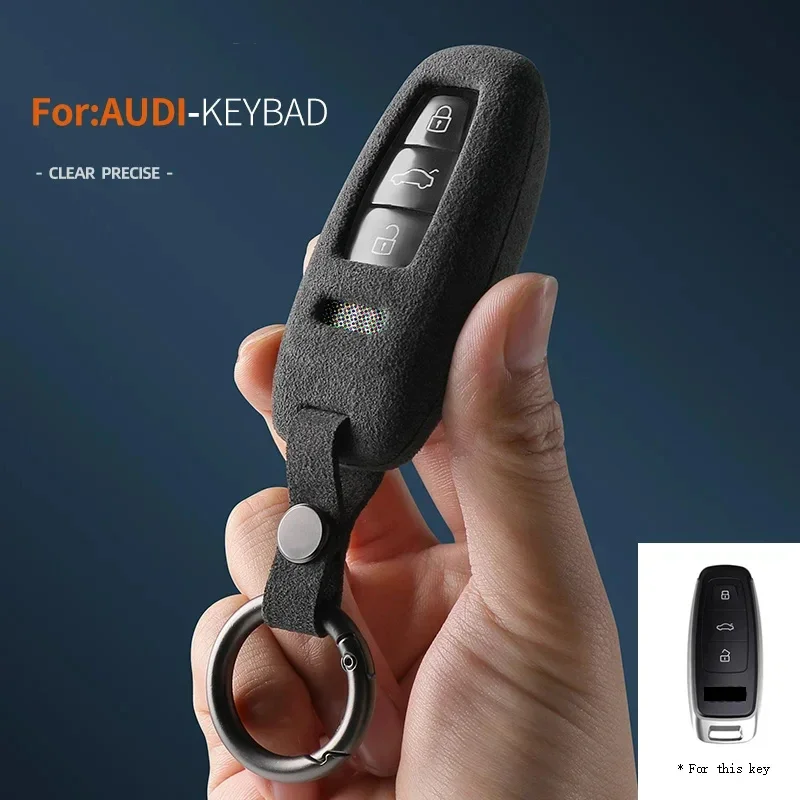 Top Suede Car Key Cover Fob Shell For Audi Q8 S8 A6 C8 S6 RS6 A7 S7 RS7 A3 8Y A8 D5 RS E-tron GT Q4 Q7 Key Housing Accessories
Top Suede Car Key Cover Fob Shell For Audi Q8 S8 A6 C8 S6 RS6 A7 S7 RS7 A3 8Y A8 D5 RS E-tron GT Q4 Q7 Key Housing Accessories