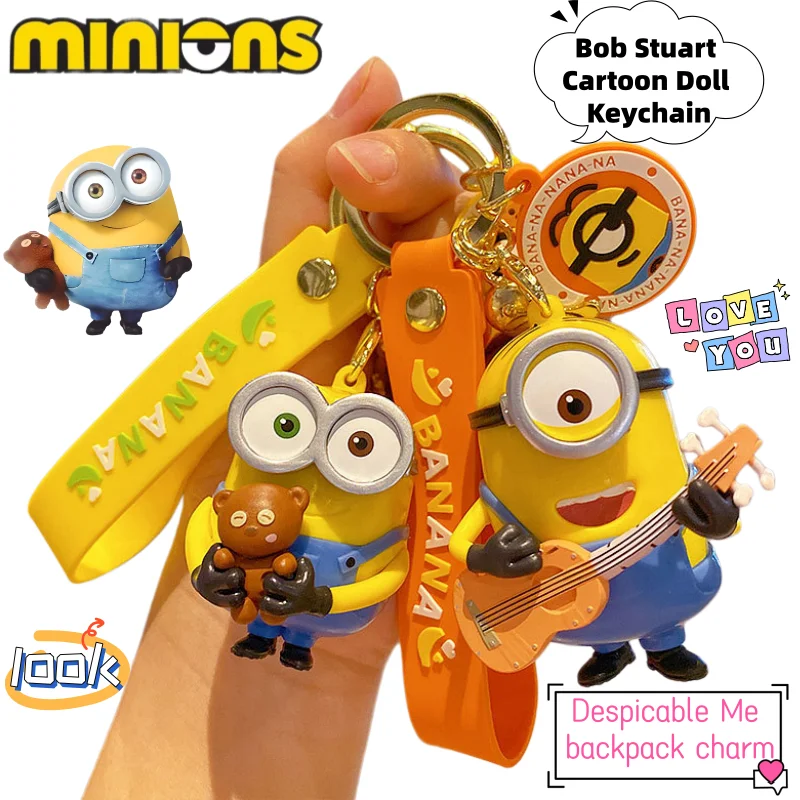 Despicable Me Minions Bob Stuart Cartoon Animation Peripheral Secondary Doll Keychain Gift Creative Backpack Decorative Pendant
Despicable Me Minions Bob Stuart Cartoon Animation Peripheral Secondary Doll Keychain Gift Creative Backpack Decorative Pendant